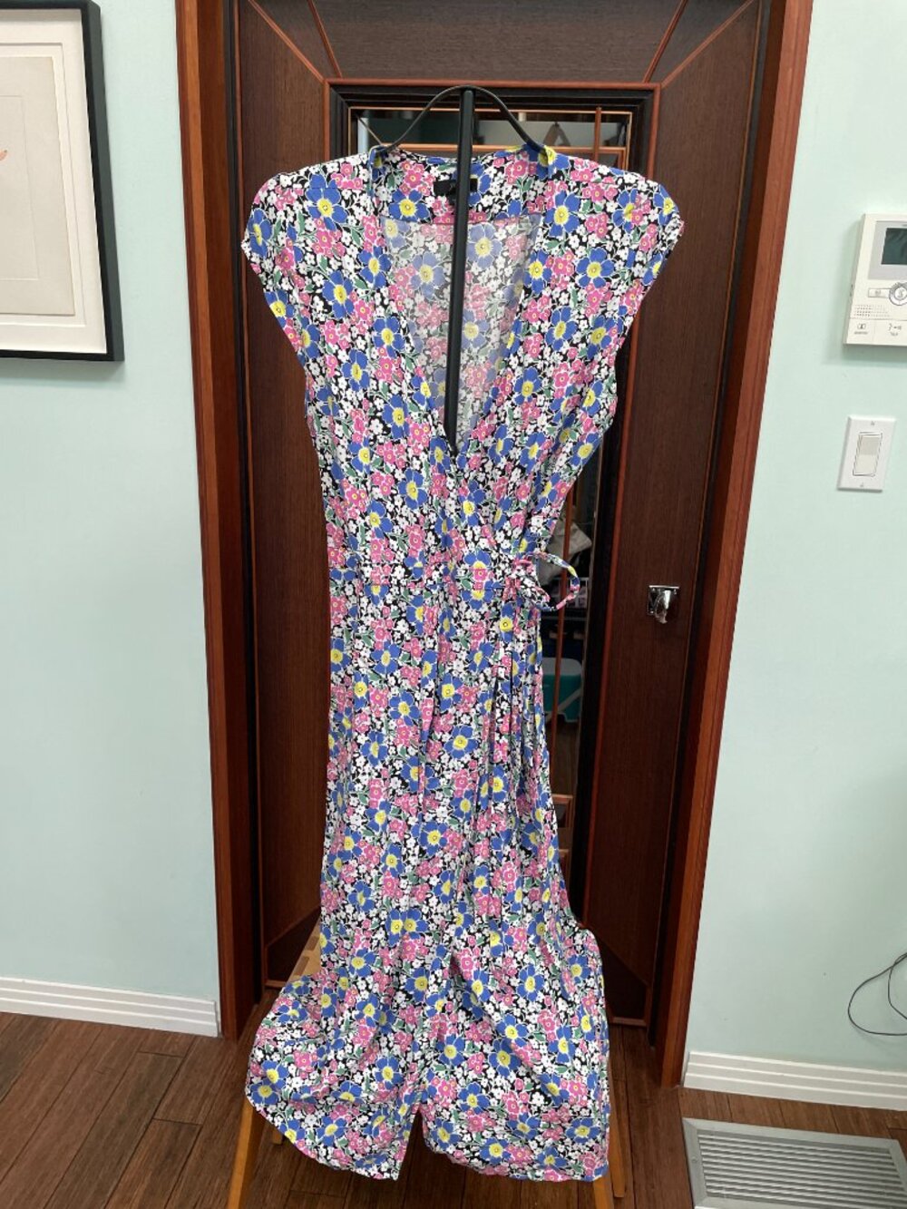 J. CREW Floral Wrap Dress